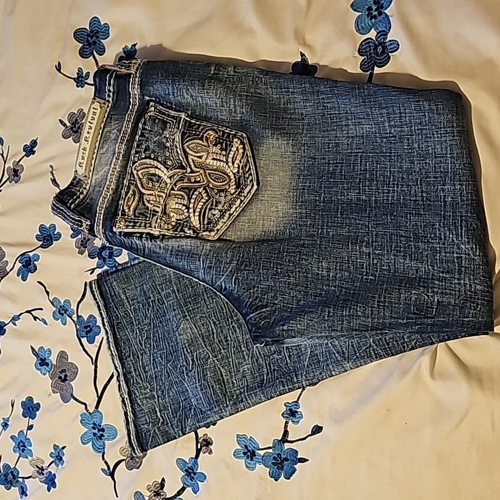 Womens Rock Revival Easy Boot Jeans 31